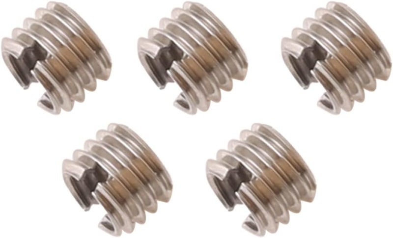 OCESTORE 5Pcs Thread Reducers M8 Male 8MM to M6 Female 6MM with Slot Thread Reducers Adapters - Image 1